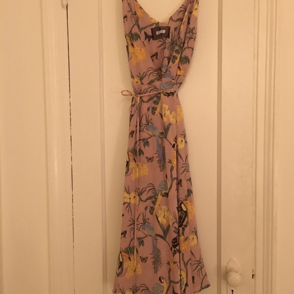 REFORMATION Temple Wrap Dress Size XS - Picture 3 of 4